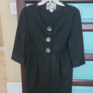 Kensie Black Buttoned Cardigan